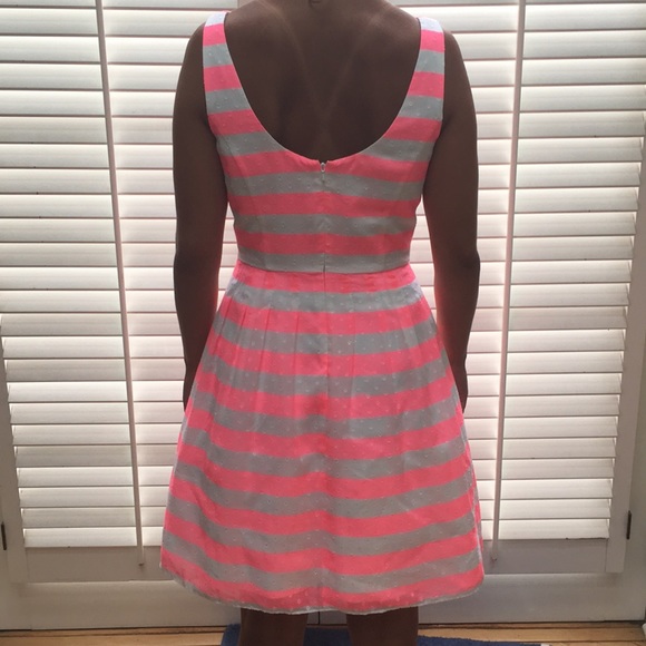 Lily Pulitzer Pink and White Stripe Posey Dress - Picture 3 of 8